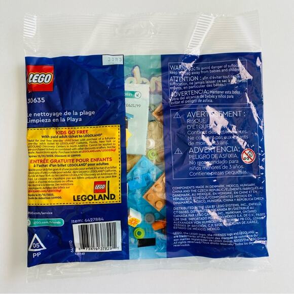Lego | Friends Beach Clean Up NWT 52 Pieces Set 30635 - Picture 3 of 3